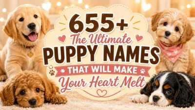 655+ The Ultimate Puppy Names That Will Make Your Heart Melt