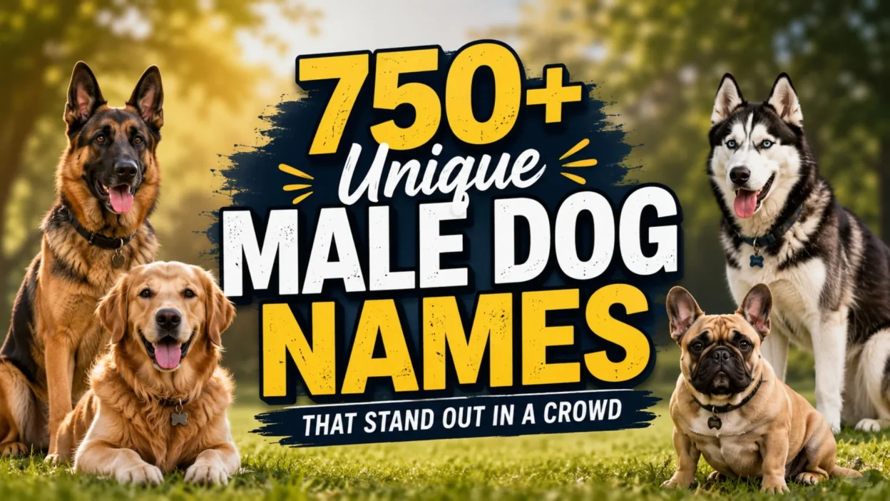 750+ Unique Male Dog Names That Stand Out in a Crowd