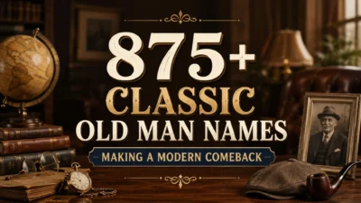 875+ Classic Old Man Names Making a Modern Comeback