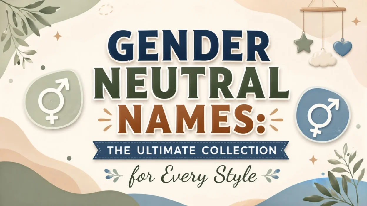 Gender Neutral Names The Ultimate Collection for Every Style