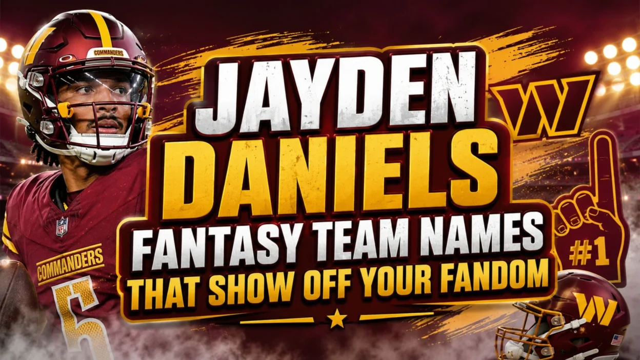 Jayden Daniels Fantasy Team Names That Show Off Your Fandom
