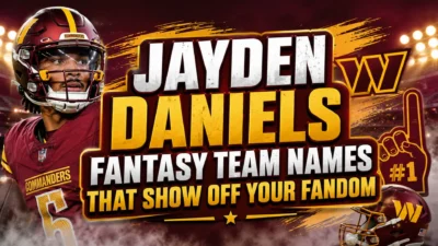 Jayden Daniels Fantasy Team Names That Show Off Your Fandom