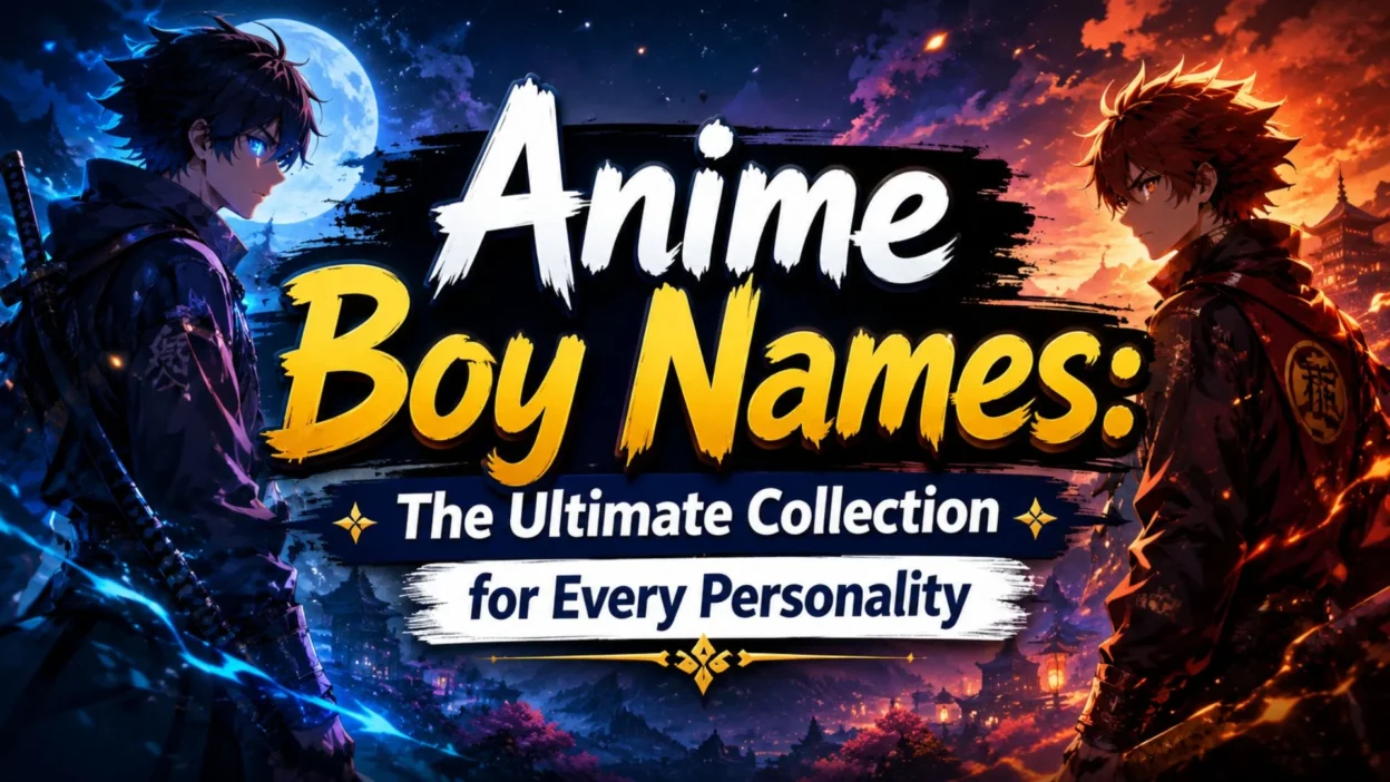 Anime Boy Names The Ultimate Collection for Every Personality