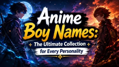 Anime Boy Names The Ultimate Collection for Every Personality