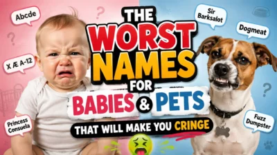 The Worst Names for Babies and Pets That Will Make You Cringe