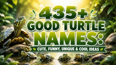 435+ Good Turtle Names Cute, Funny, Unique & Cool Ideas