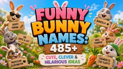 485+ Funny Bunny Names That Will Make Every bunny Laugh