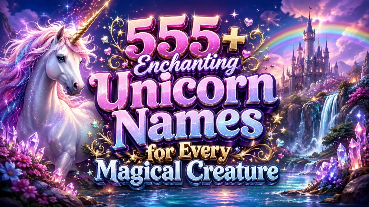 555+ Enchanting Unicorn Names for Every Magical Creature