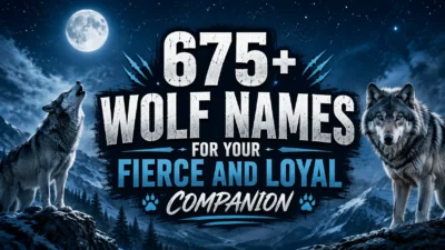 675+ Wolf Names for Your Fierce and Loyal Companion