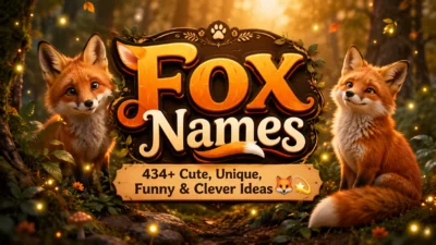 Fox Names 434+ Cute, Unique, Funny & Clever Ideas 🦊💫