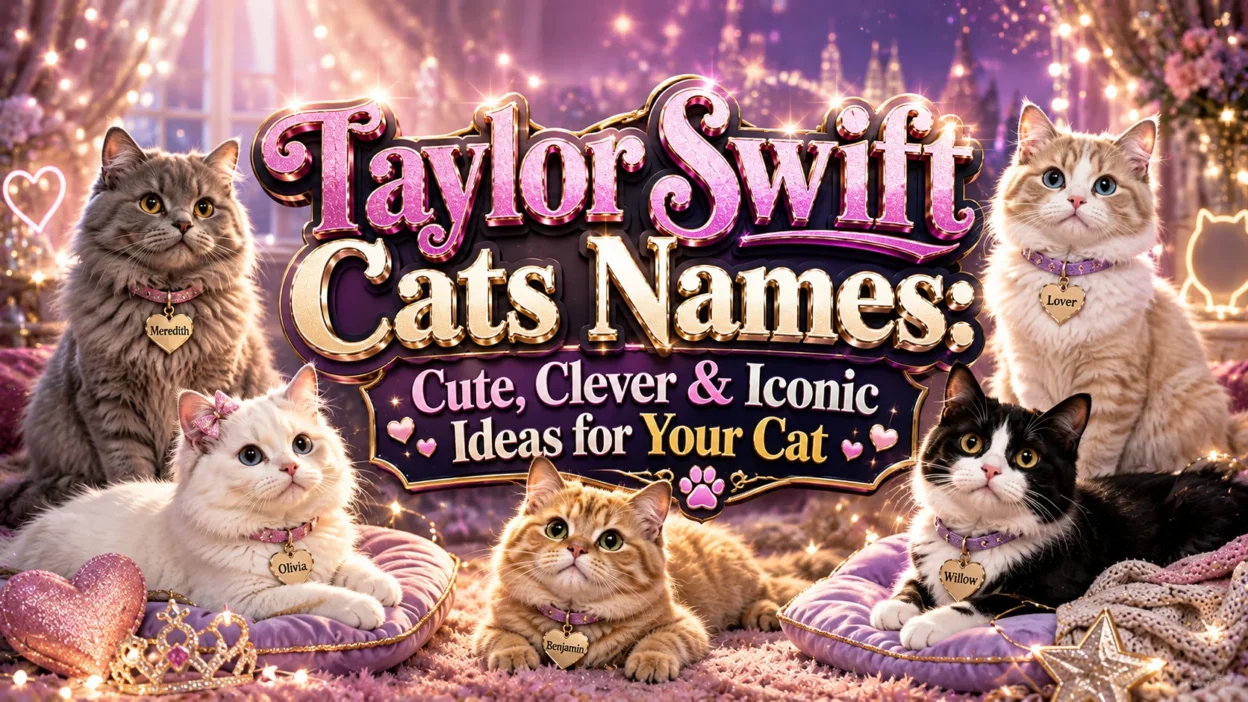 Taylor Swift Cats Names Cute, Clever & Iconic Ideas for Your Cat