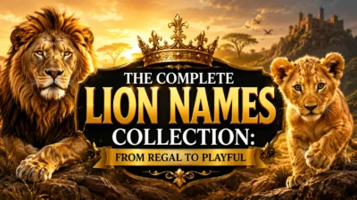The Complete Lion Names Collection From Regal to Playful