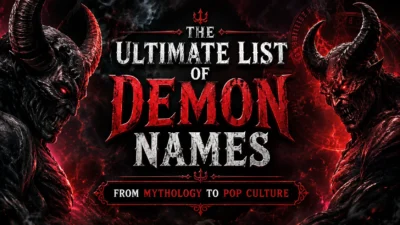 The Ultimate List of Demon Names From Mythology to Pop Culture