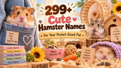 299+ Cute Hamster Names for Your Pocket-Sized Pal