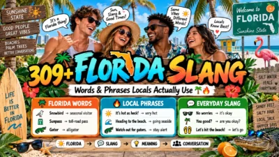 309+ Florida Slang Words & Phrases Locals Actually Use 🌴🔥