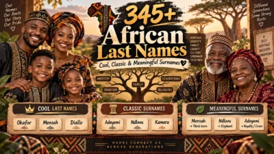 345+ African Last Names: Cool, Classic & Meaningful Surnames🖤