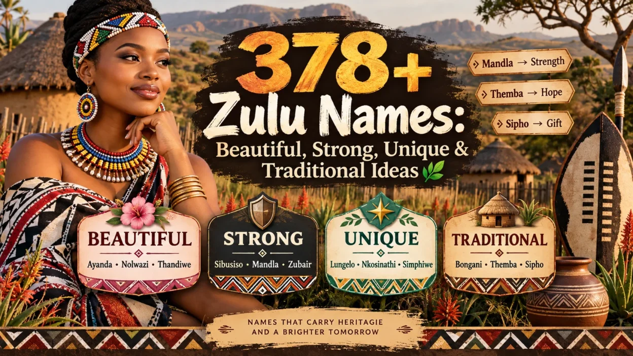 378+ Zulu Names Beautiful, Strong, Unique & Traditional Ideas🌿