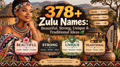 378+ Zulu Names Beautiful, Strong, Unique & Traditional Ideas🌿