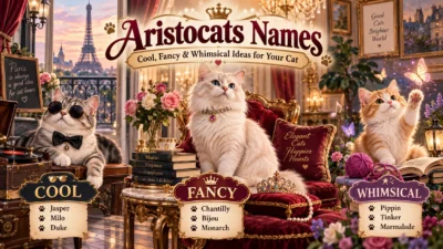 Aristocats Names Cool, Fancy & Whimsical Ideas for Your Cat