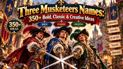 Three Musketeers Names: 350+ Bold, Classic & Creative Ideas