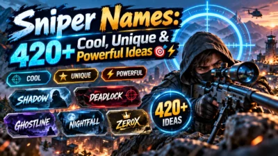 Sniper Names: 420+ Cool, Unique & Powerful Ideas 🎯⚡