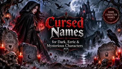Cursed Names for Dark, Eerie & Mysterious Characters🖤