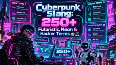 Cyberpunk Slang 250+ Futuristic, Neon & Hacker Terms🤖💻