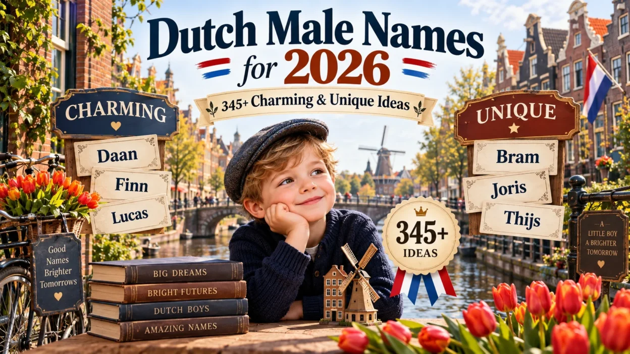 Dutch Male Names for 2026 345+ Charming & Unique Ideas