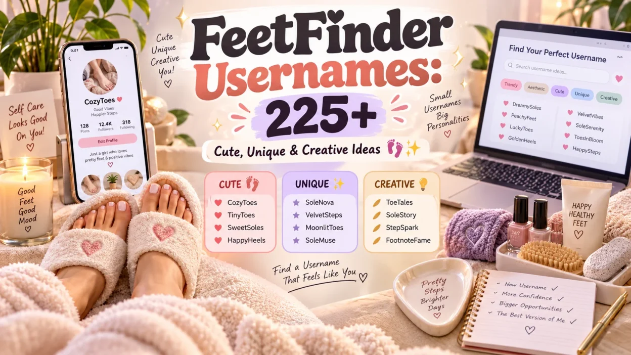 FeetFinder Usernames: 225+ Cute, Unique & Creative Ideas 👣✨