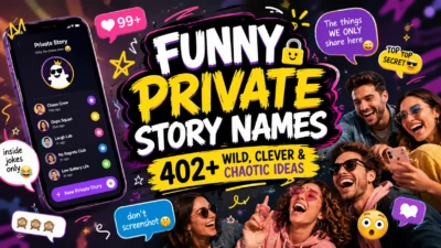 Funny Private Story Names 402+ Wild, Clever & Chaotic Ideas