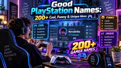 Good PlayStation Names: 200+ Cool, Funny & Unique Ideas 🎮🕹️
