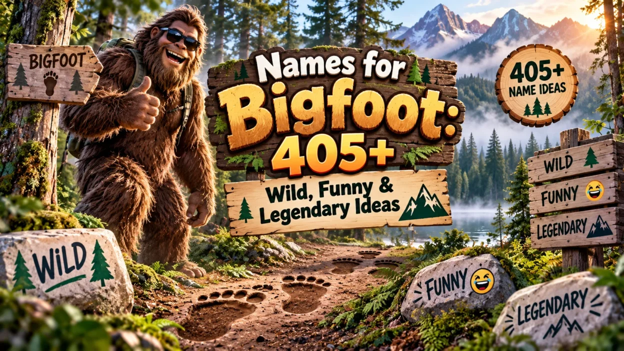 Names for Bigfoot: 405+ Wild, Funny & Legendary Ideas