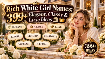 Rich White Girl Names: 399+ Elegant, Classy & Luxe Ideas🏛️👑