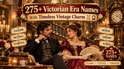 275+ Victorian Era Names With Timeless Vintage Charm📜🕰️