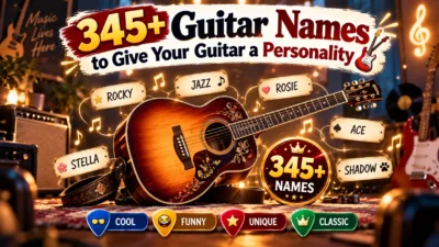 345+ Guitar Names to Give Your Guitar a Personality 🎸