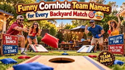 Funny Cornhole Team Names for Every Backyard Match 🎯😂