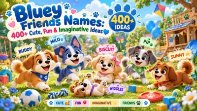 Bluey Friends Names: 400+ Cute, Fun & Imaginative Ideas💙
