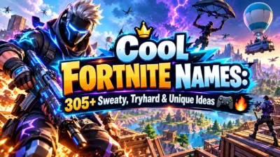 Cool Fortnite Names: 305+ Sweaty, Tryhard & Unique Ideas 🎮🔥