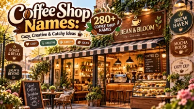 Coffee Shop Names: 280+ Cozy, Creative & Catchy Ideas ☕✨