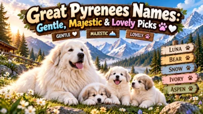 Great Pyrenees Names: Gentle, Majestic & Lovely Picks 🐾🤍