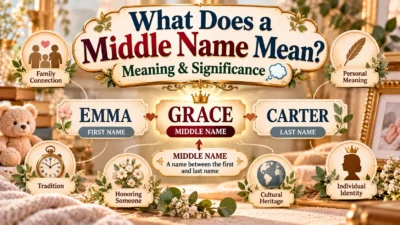 What Does a Middle Name Mean? Meaning & Significance💭