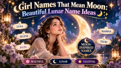 Girl Names That Mean Moon: Beautiful Lunar Name Ideas🌙✨