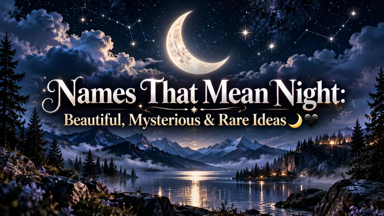 Names That Mean Night: Beautiful, Mysterious & Rare Ideas🌙🖤