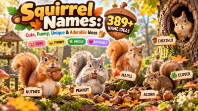 Squirrel Names: 389+ Cute, Funny, Unique & Adorable Ideas 🐿️